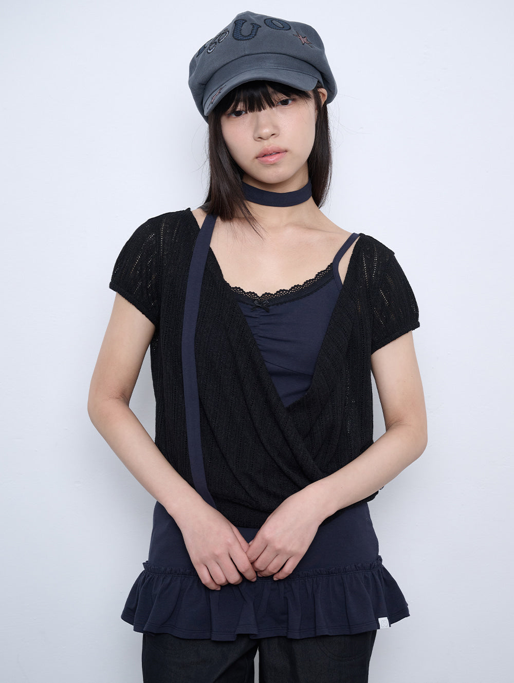 【TUOMIO】LIGHT LAYERED BOLERO