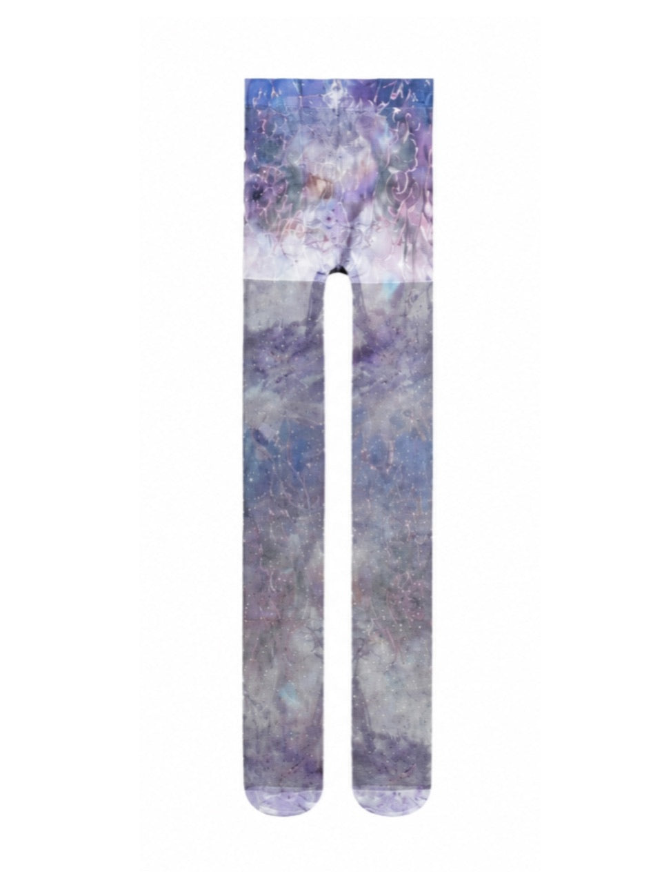 国際配送【Never mind the XU】sheer glitter print tights