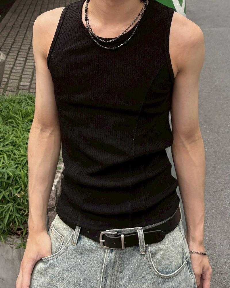 受注制【nmtc+】tight tank top (3color)