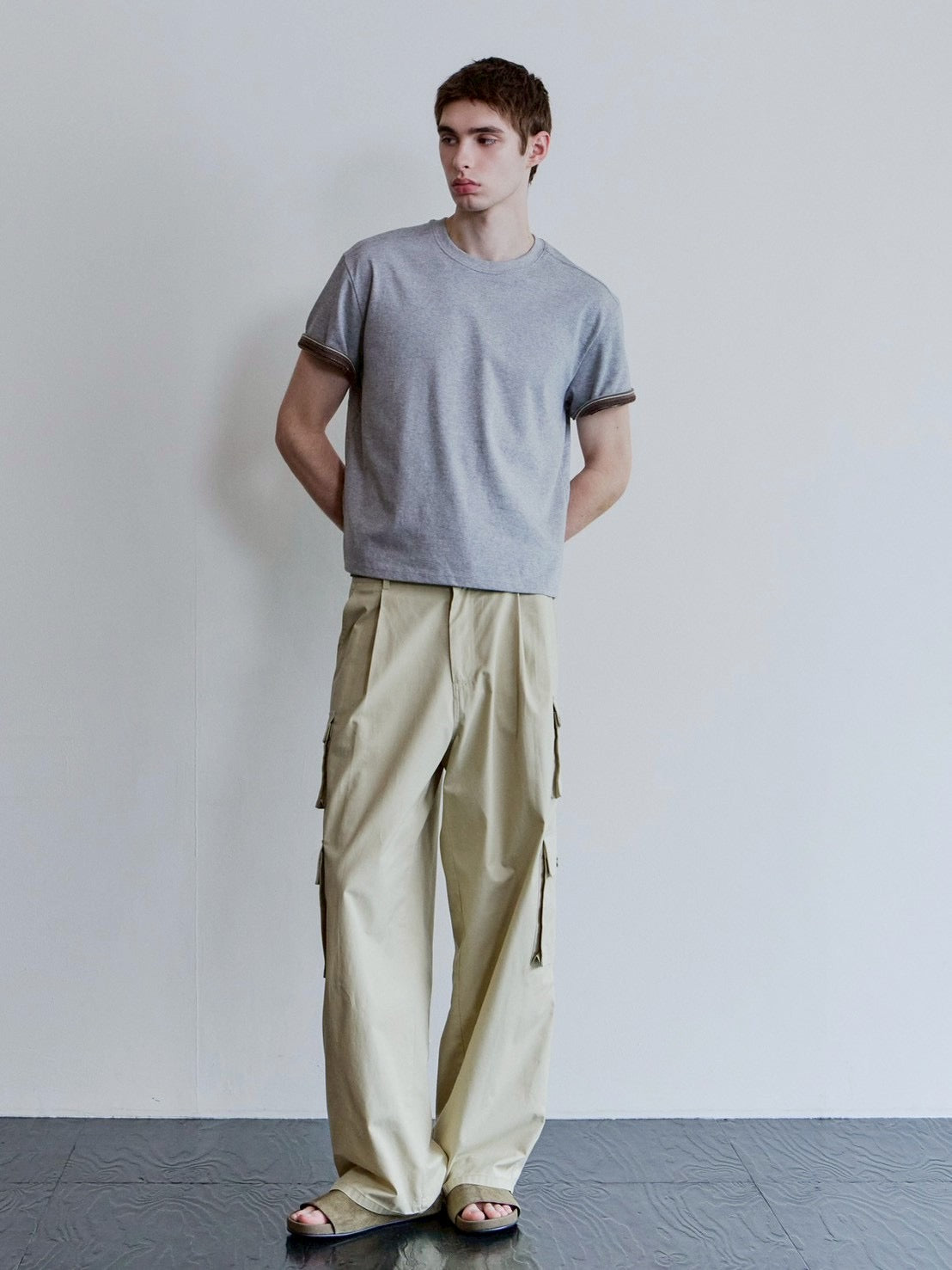 【Waviness】Stripe Layered T-shirts