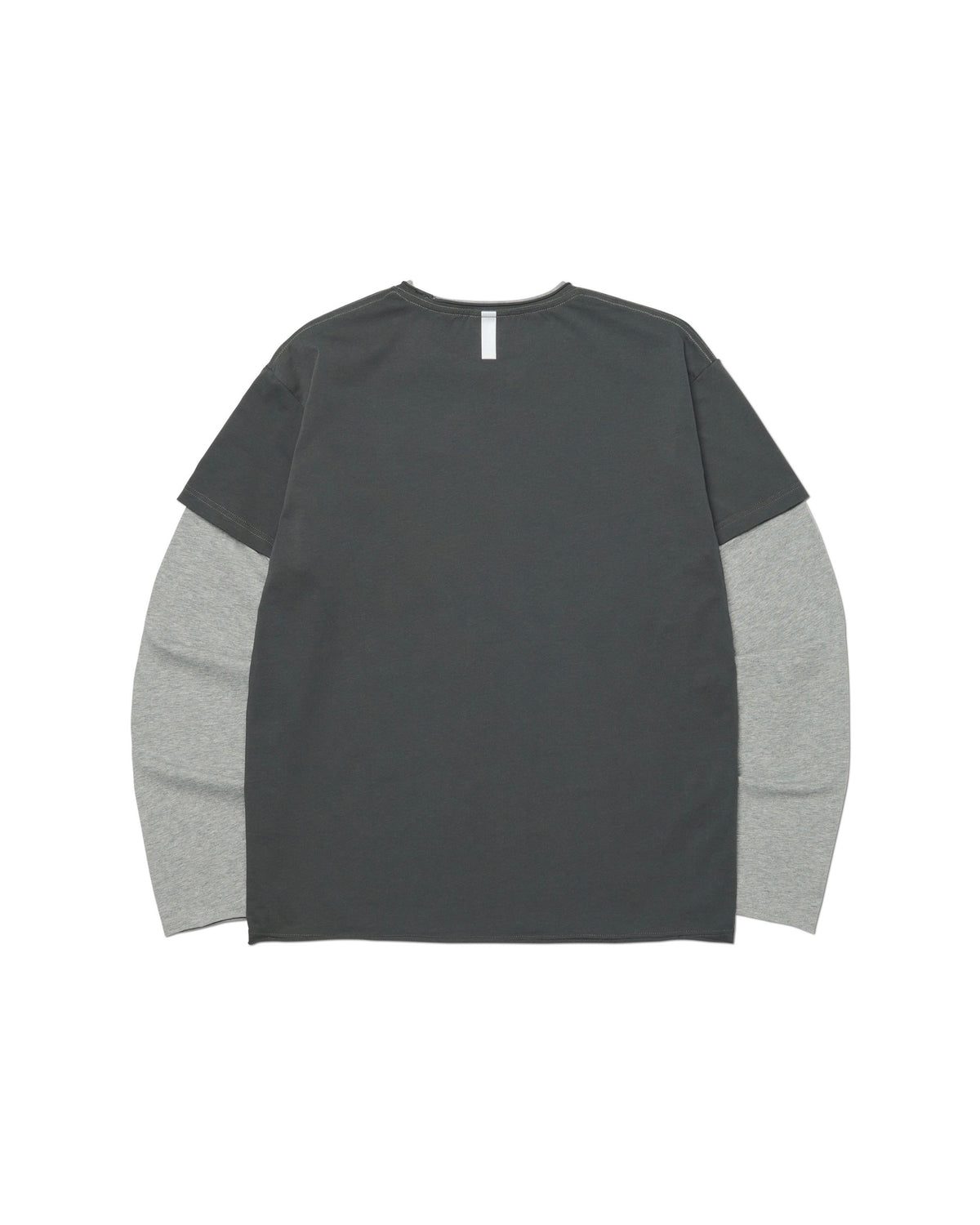 【NOMANUAL】LAYERED ROUGH LONG SLEEVE TEE