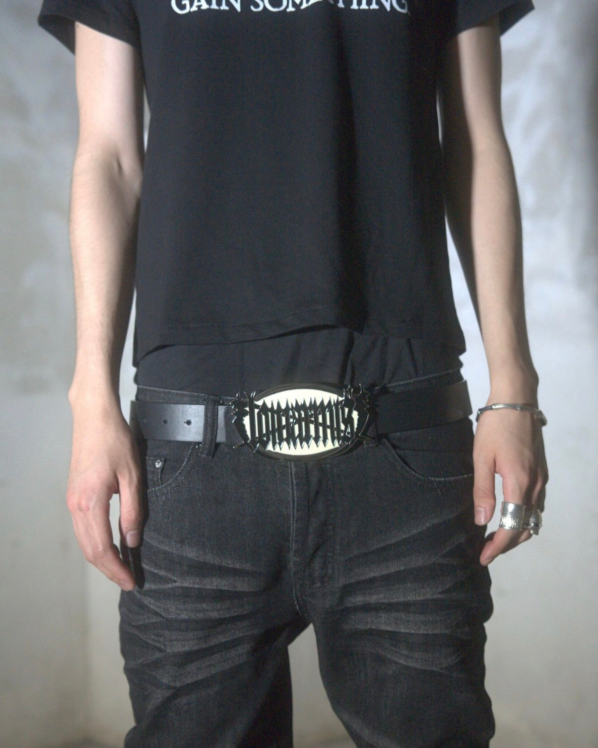 【LOIN ARMIS】Reversible scythe buckle belt