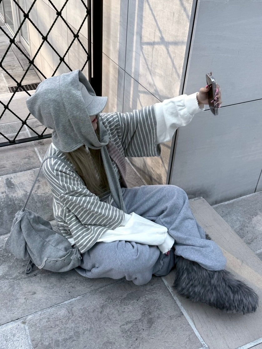 3/1 20:00発売 受注制【nmtc +】sweat hood balaclava / 【エヌエムティーシープラス】スウェットフードバラクラバ (2color)