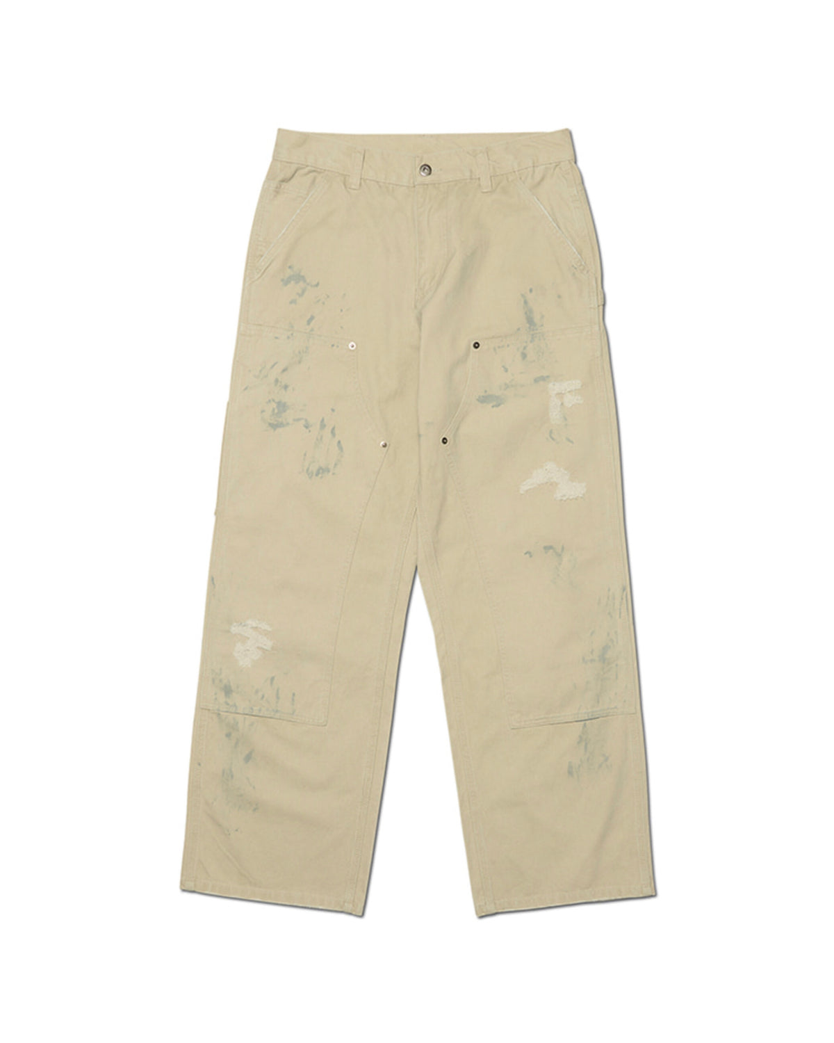 【NOMANUAL】DAMAGED DOUBLE KNEE PANTS