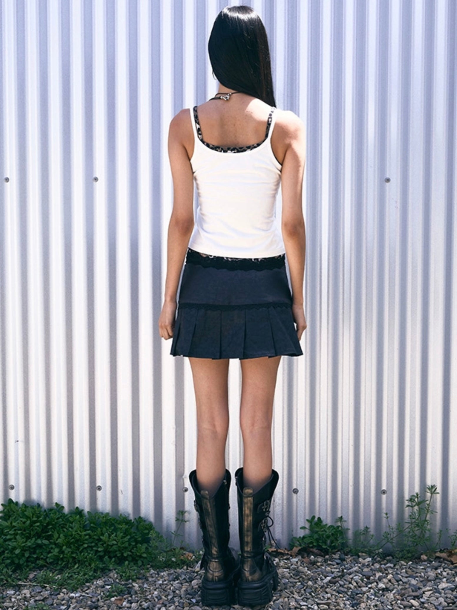 6/6 20:00発売【NOT KNOWING】Lace Layered Cami Set