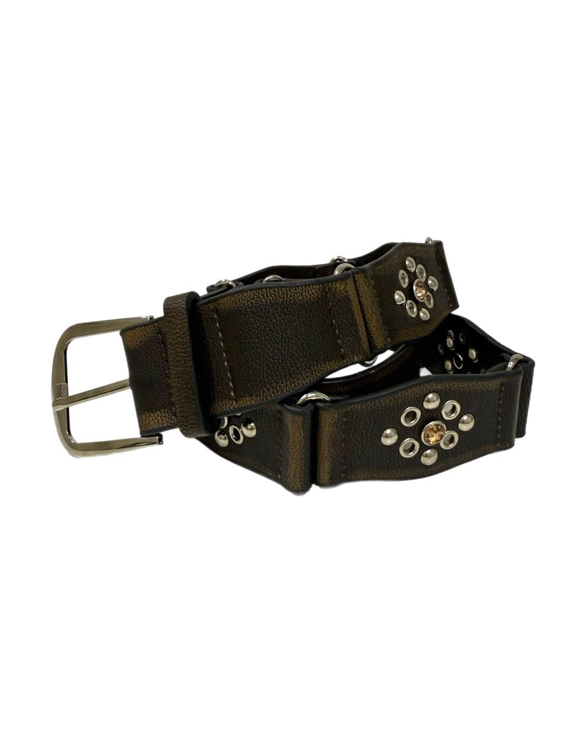 受注制【OaKS】boho vintage rhinestone flower belt