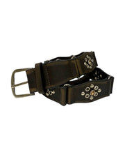 受注制【OaKS】boho vintage rhinestone flower belt