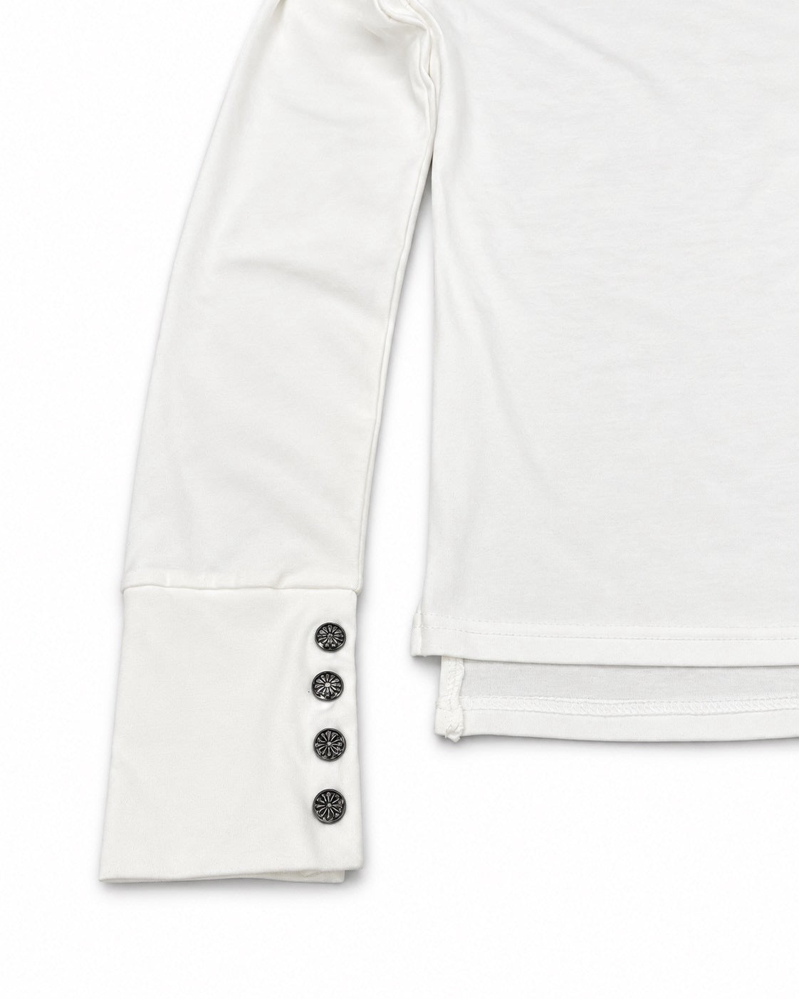 受注制【Never mind the XU】Back graphic slim top (2color)