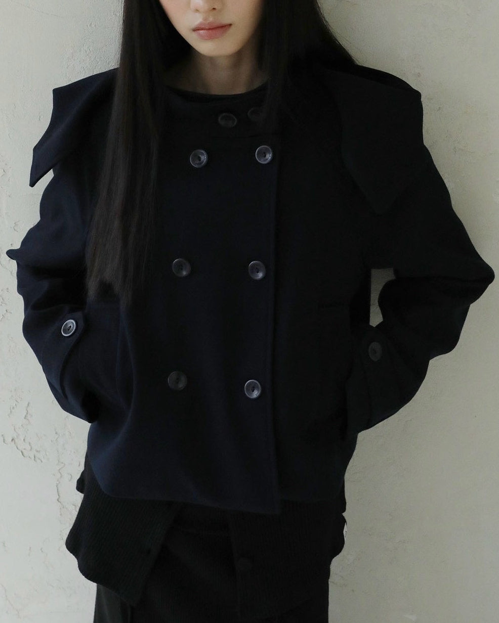 【Uglyshadow】SOFT HOODED COAT