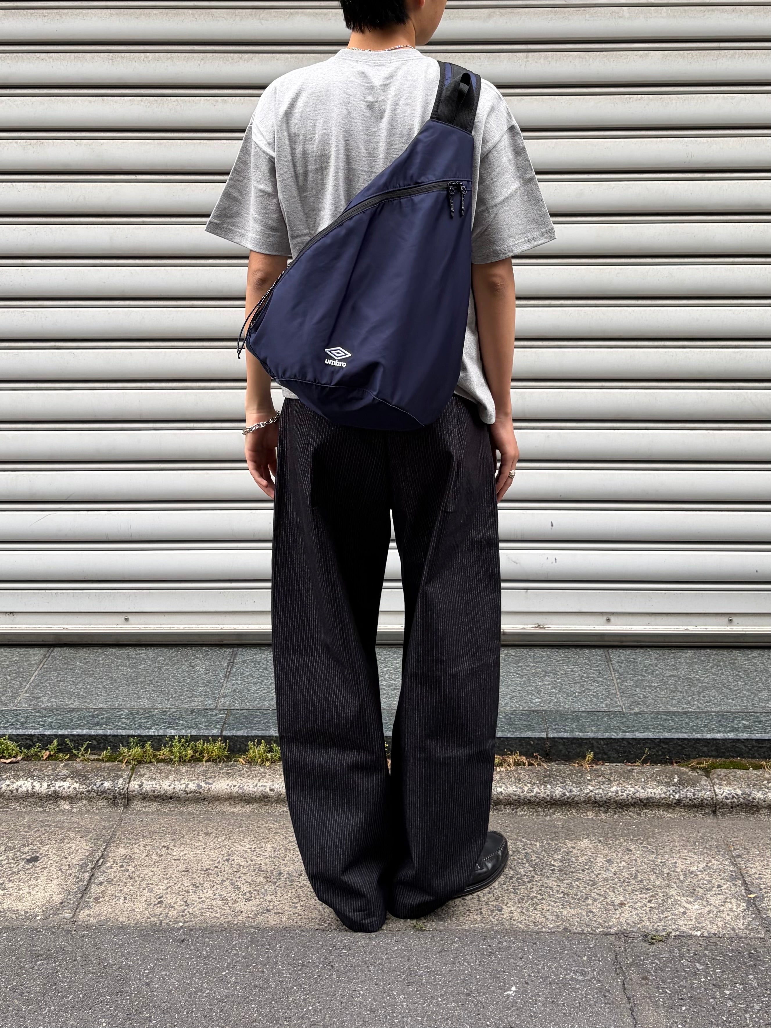 東京店WEB限定受注制【Chikashitsu +】stripe denim pants (2color)