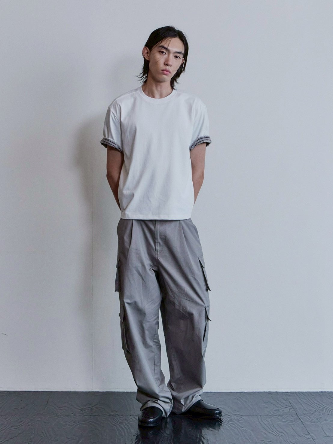 【Waviness】Stripe Layered T-shirts