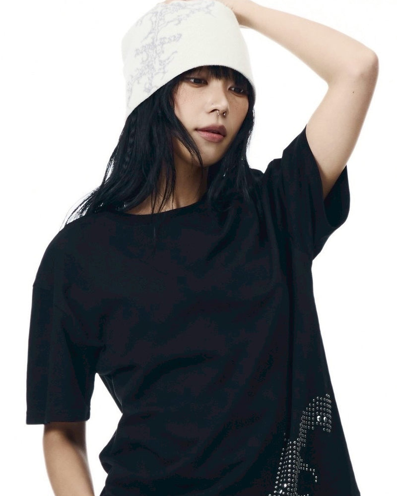 【AAKAM】Gothic Graphic Beanie