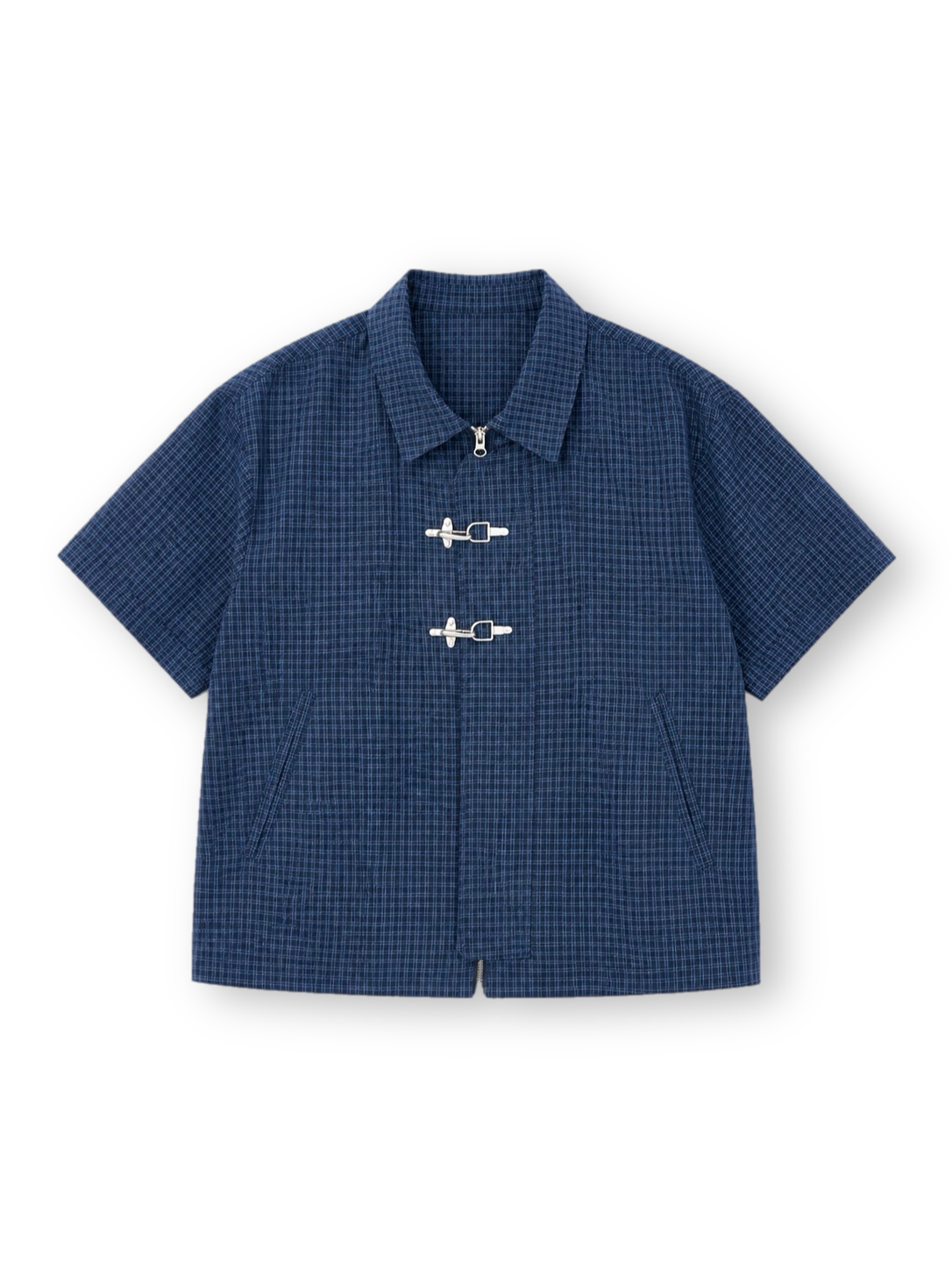 大阪店WEB限定受注制【Chikashitsu +】double buckle shirt jacket (2color)