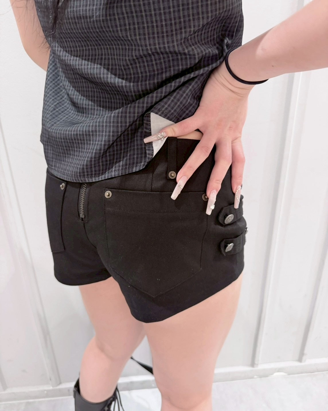 受注制【nmtc+】Napoleon Button Shorts