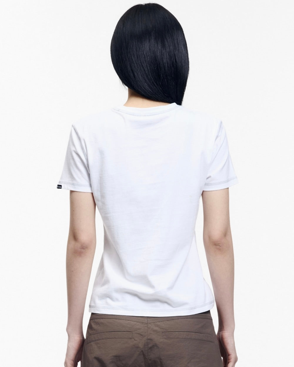 【AAKAM】Big Patch CROS2 Half Top