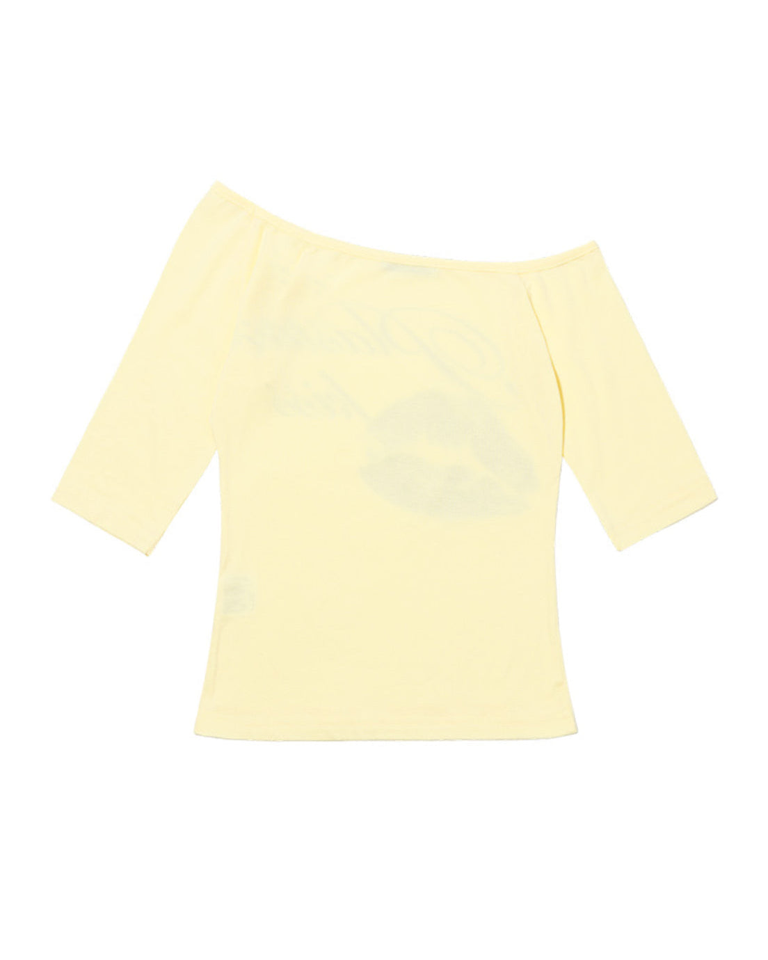 【FANCY CLUB】PLASTIC KISS ONE-SHOULDER TOP