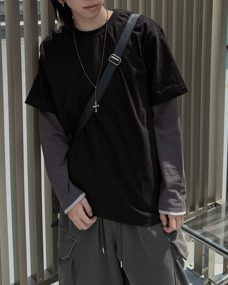 受注制【nmtc+】Eyelet Cutout Tee (2color)