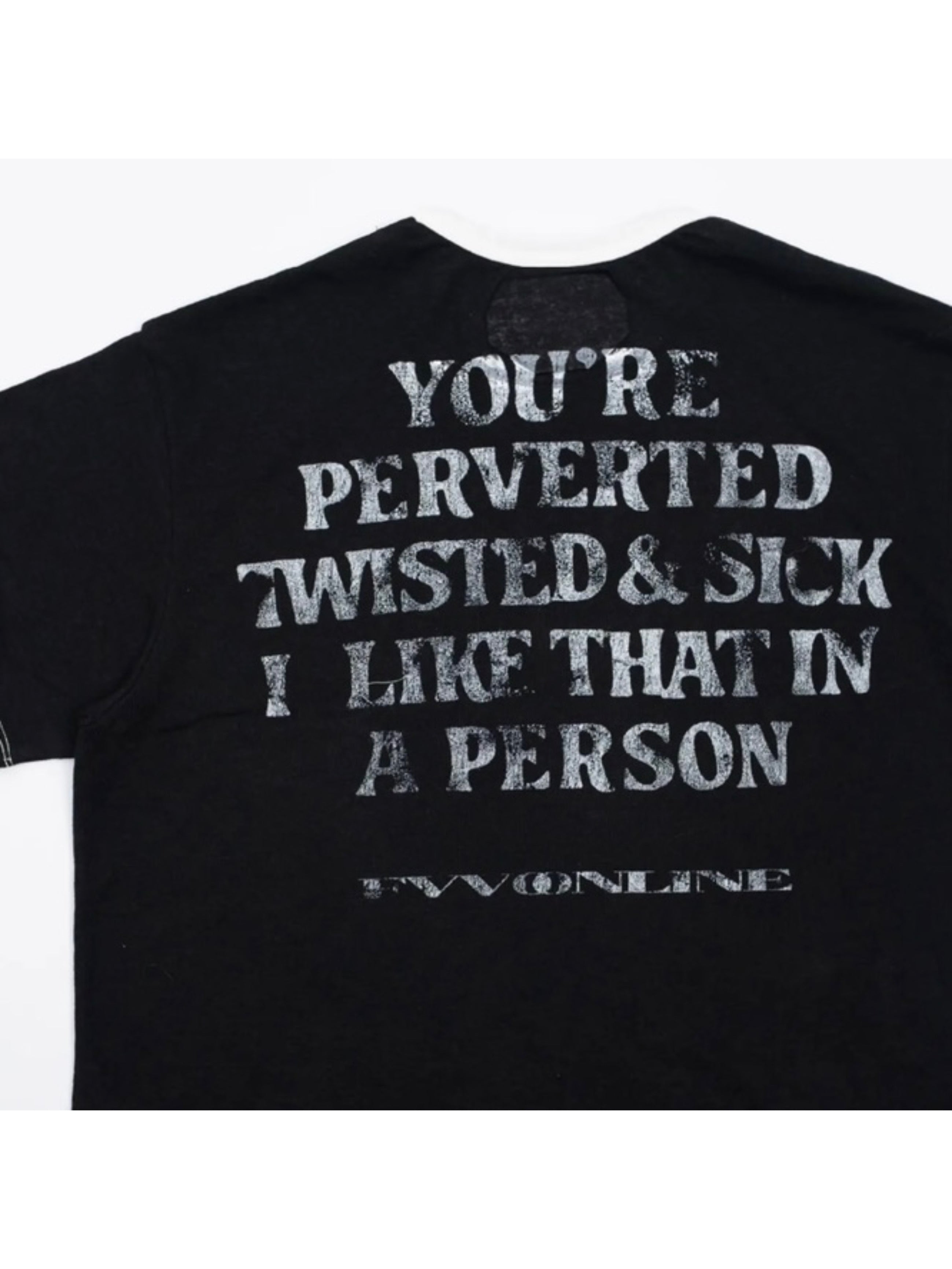 【F.V.V.O】Parody Graphic Ringer Tee