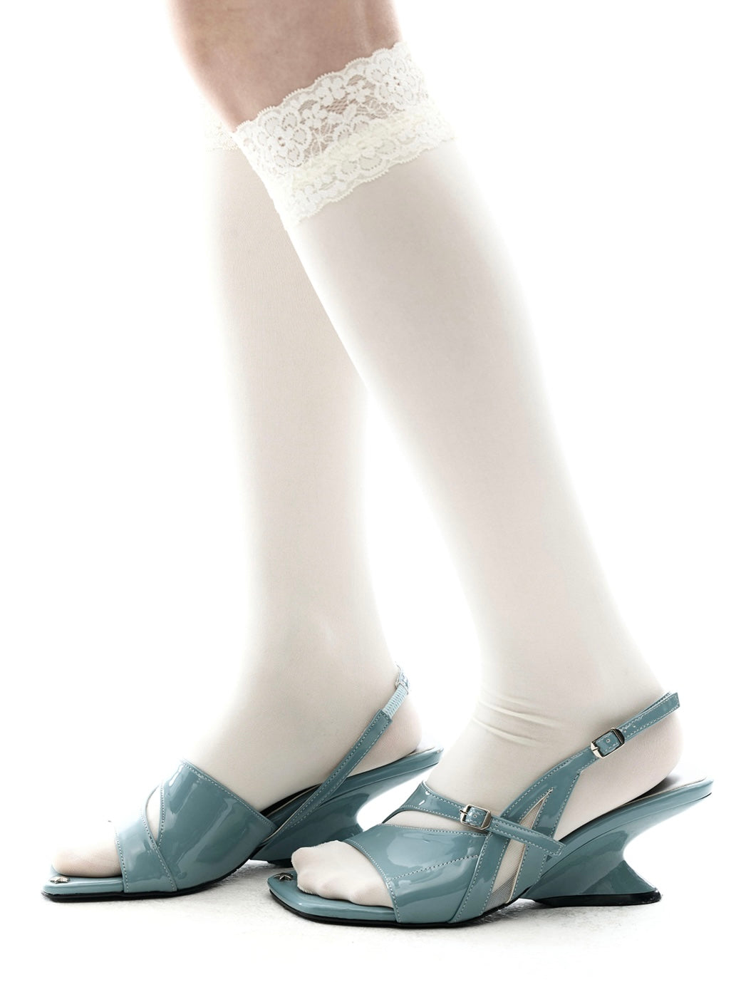 【OJOS】Star Slingback Heels