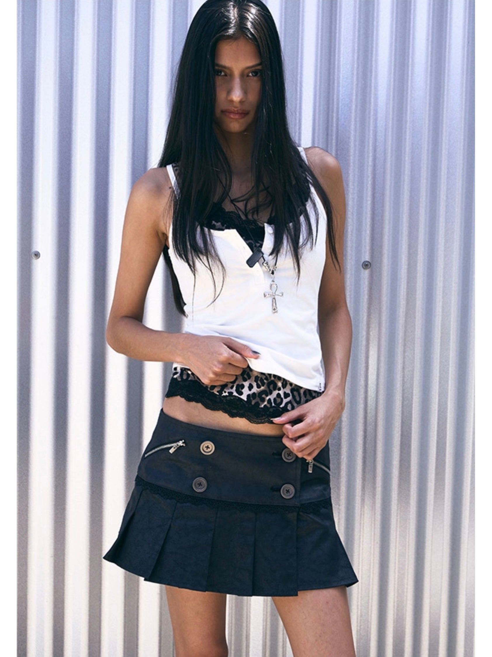 6/6 20:00発売【NOT KNOWING】Lace Layered Cami Set