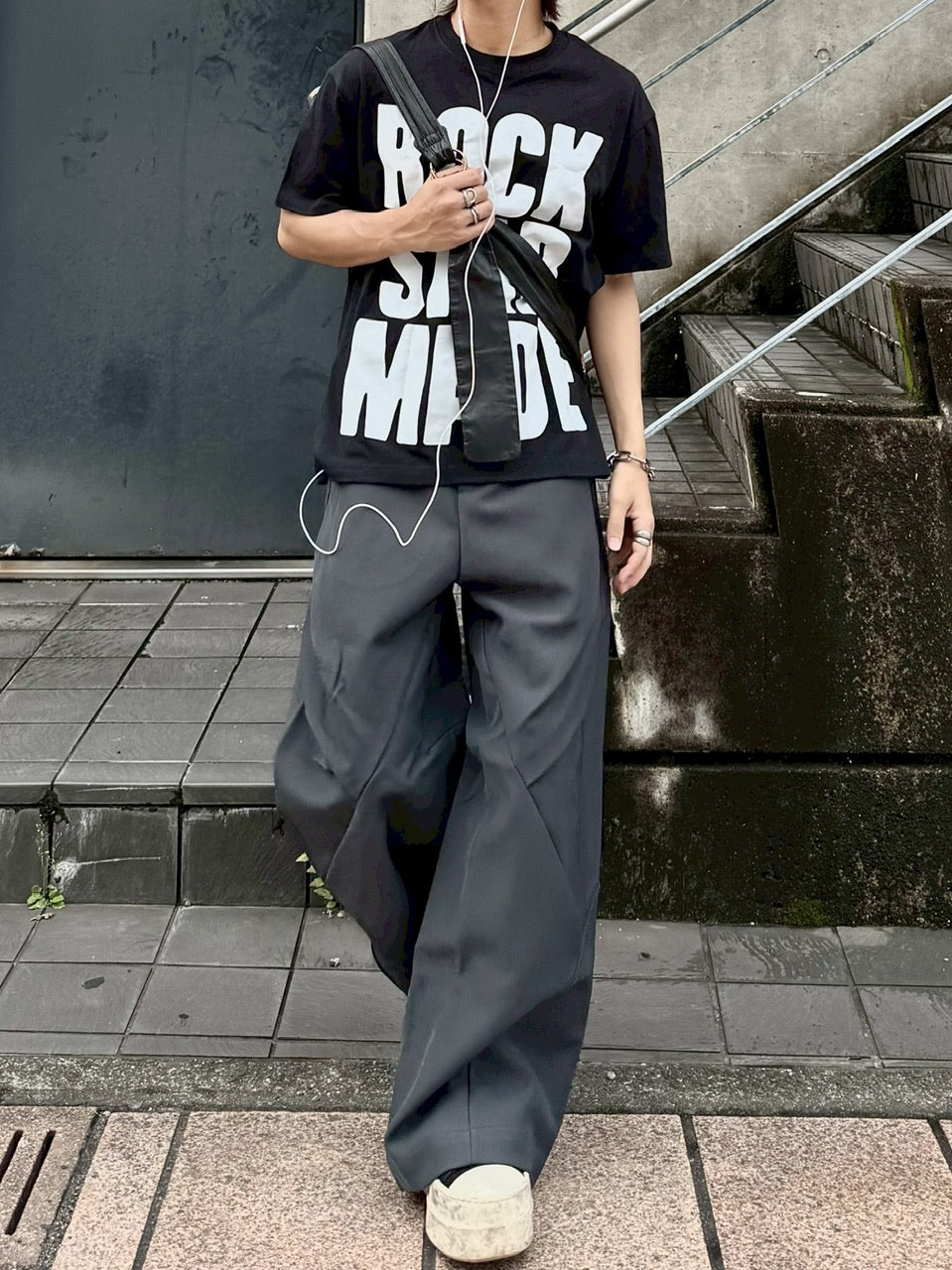 国際配送【RENOL】deform wide slacks (2color)