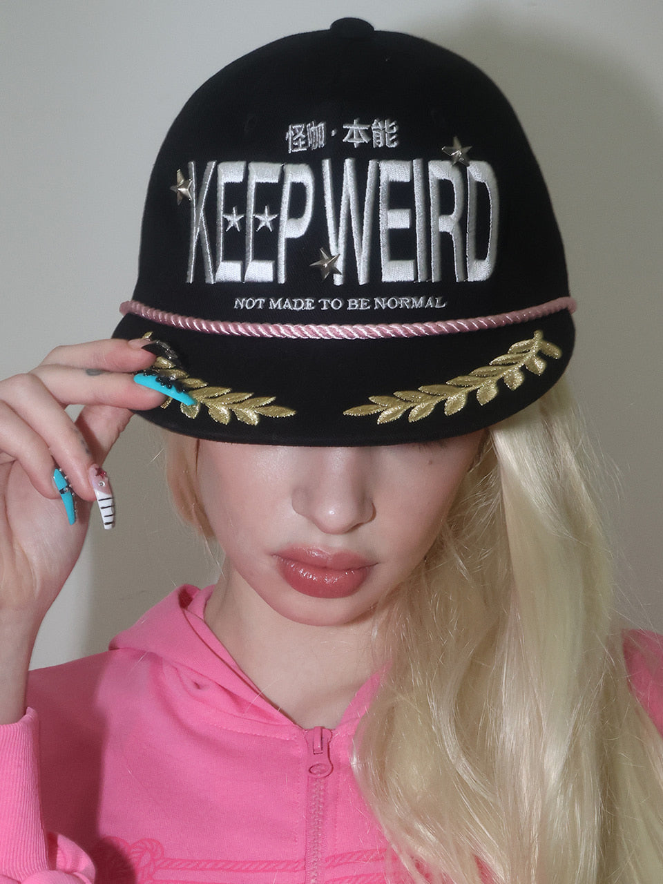 【CRANK】KEEP WEIRD STUD CAP