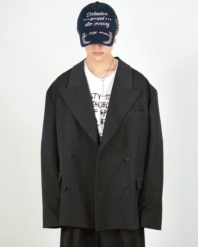 受注制【Chikashitsu +】double tailored jacket