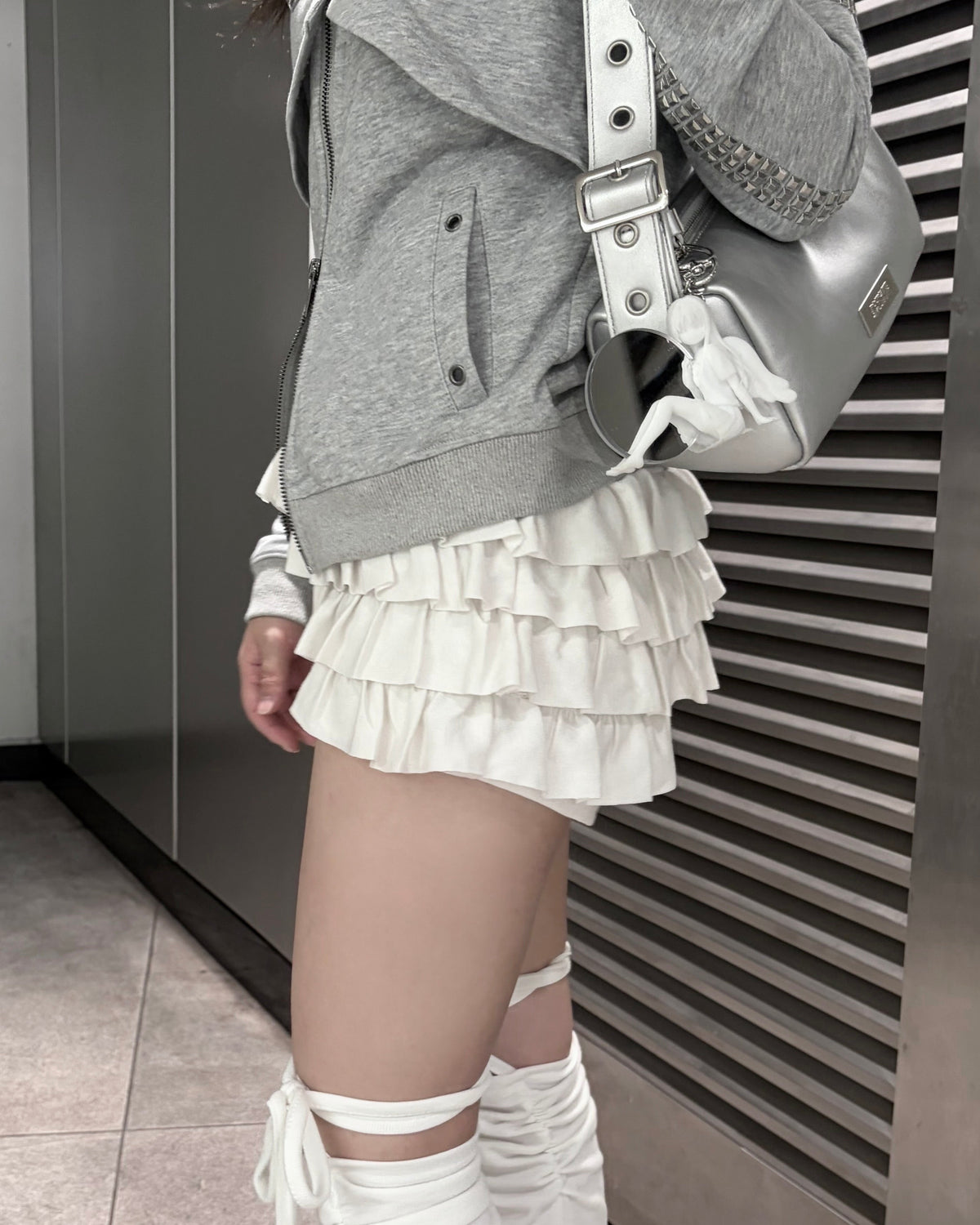 受注制【nmtc+】Tiered skirt pants (3color)