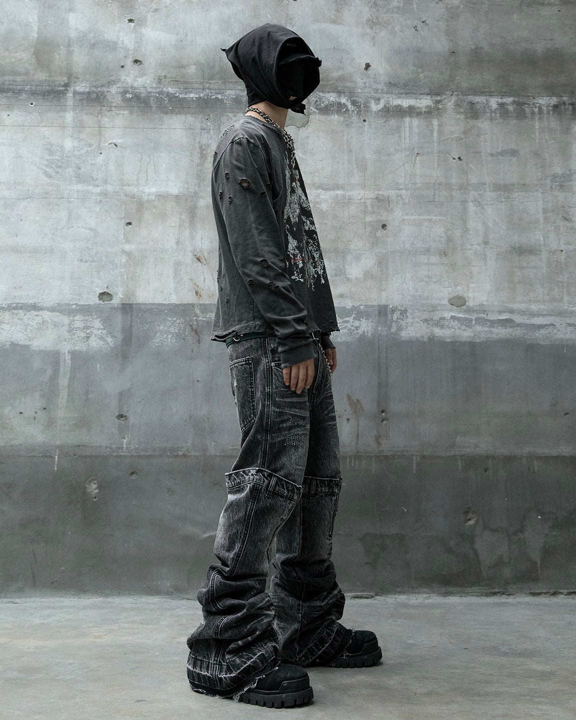 【roaringrad】Gloria Destroyed Long Sleeve