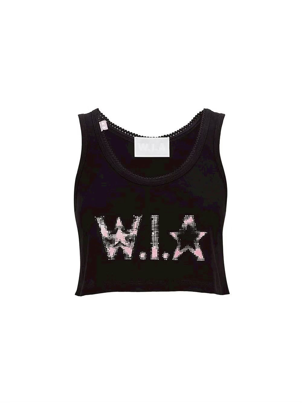 【W.I.A】SMASHED STAR CROP TANK