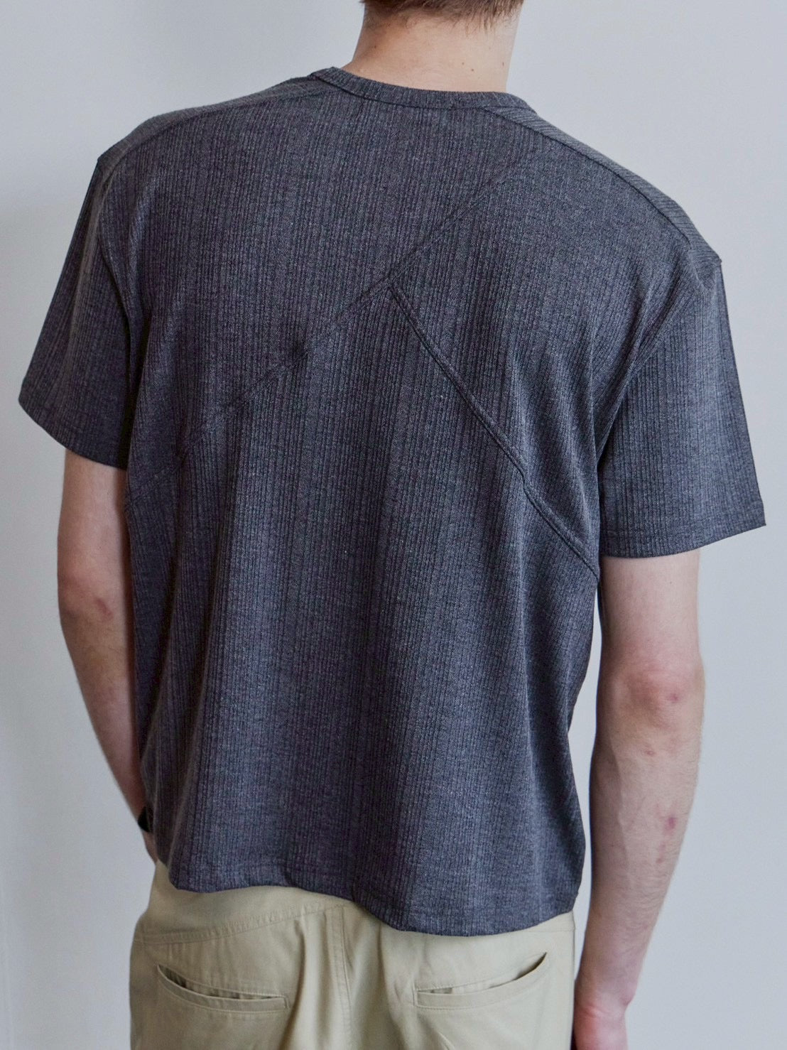 【Waviness】Rib Textured T-shirts