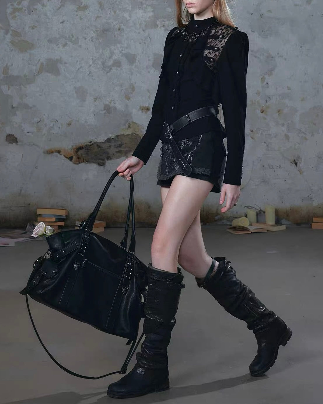 【Cest Nous】Napoleon Ruffled Blouse