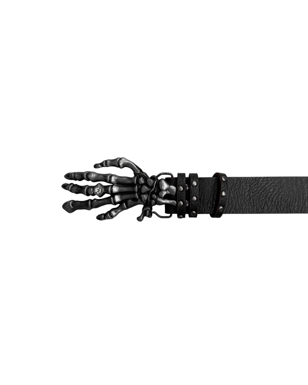 国際配送【Never mind the XU】Metal buckle punk studded belt