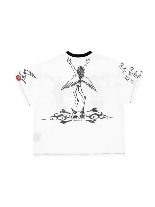 【F.V.V.O】Parody Graphic Ringer Tee