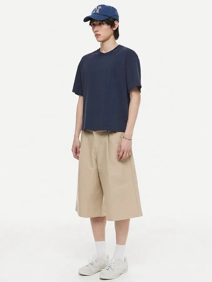 【DNSR】Compact Cotton Crop T-Shirt