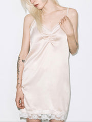 【FANCY CLUB】LACE SLIP DRESS