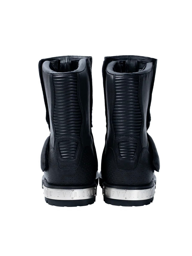 【F.V.V.O】Armored Leather Mid Boots