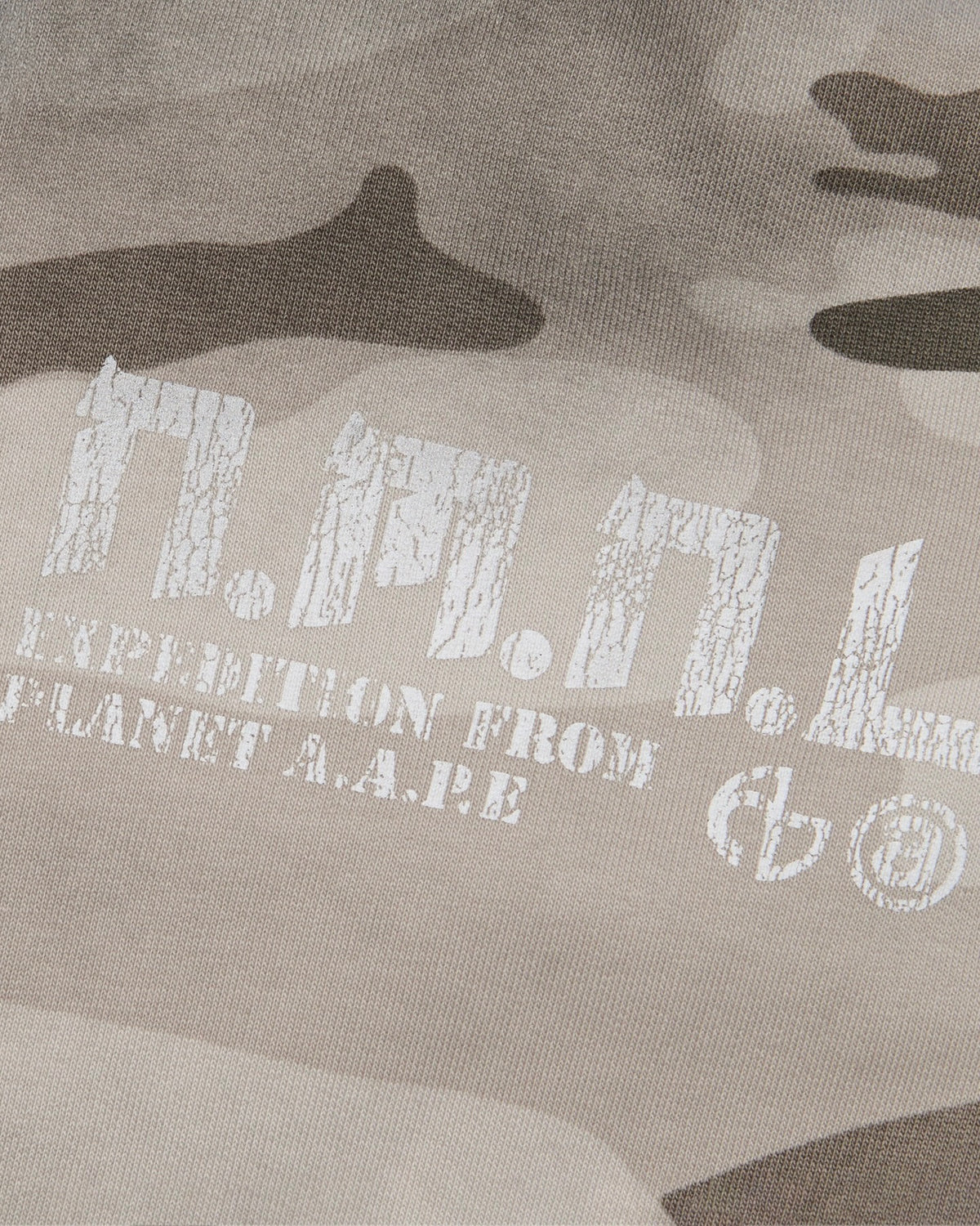 【NOMANUAL】AAPE X NMNL DOUBLE HOODED ZIP-UP(SAND CAMO)