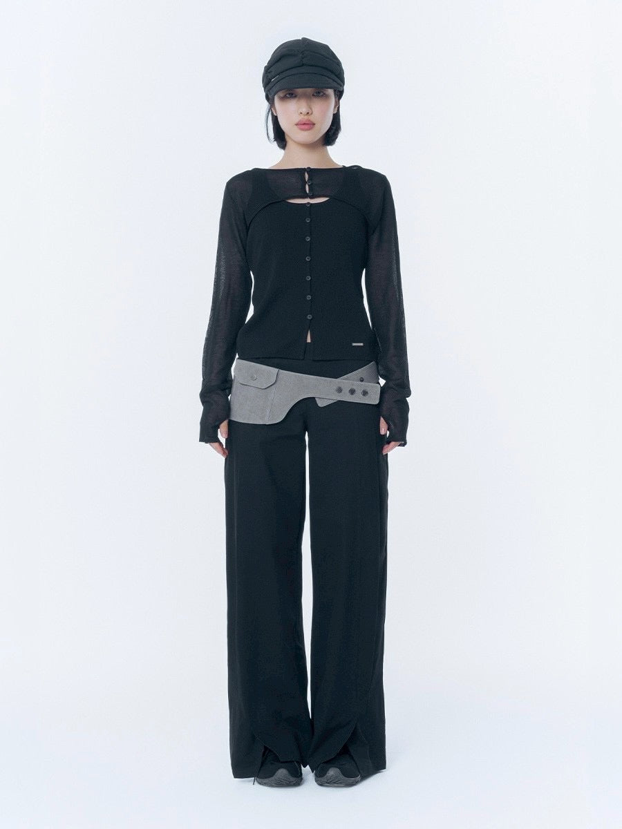 【Miseki seoul】Flap cotton belt