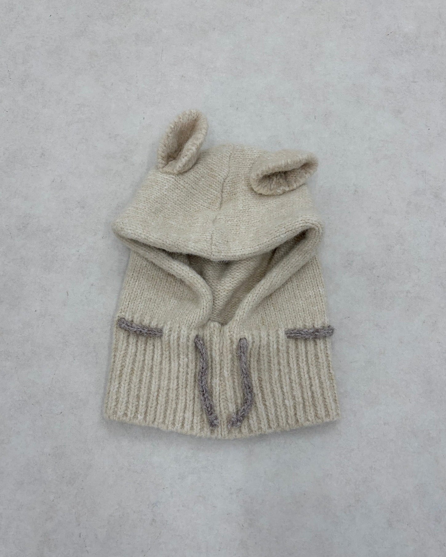 9/18 20:00 発売
国際配送【Nerd out XU】Kumasan Knit Balaclava