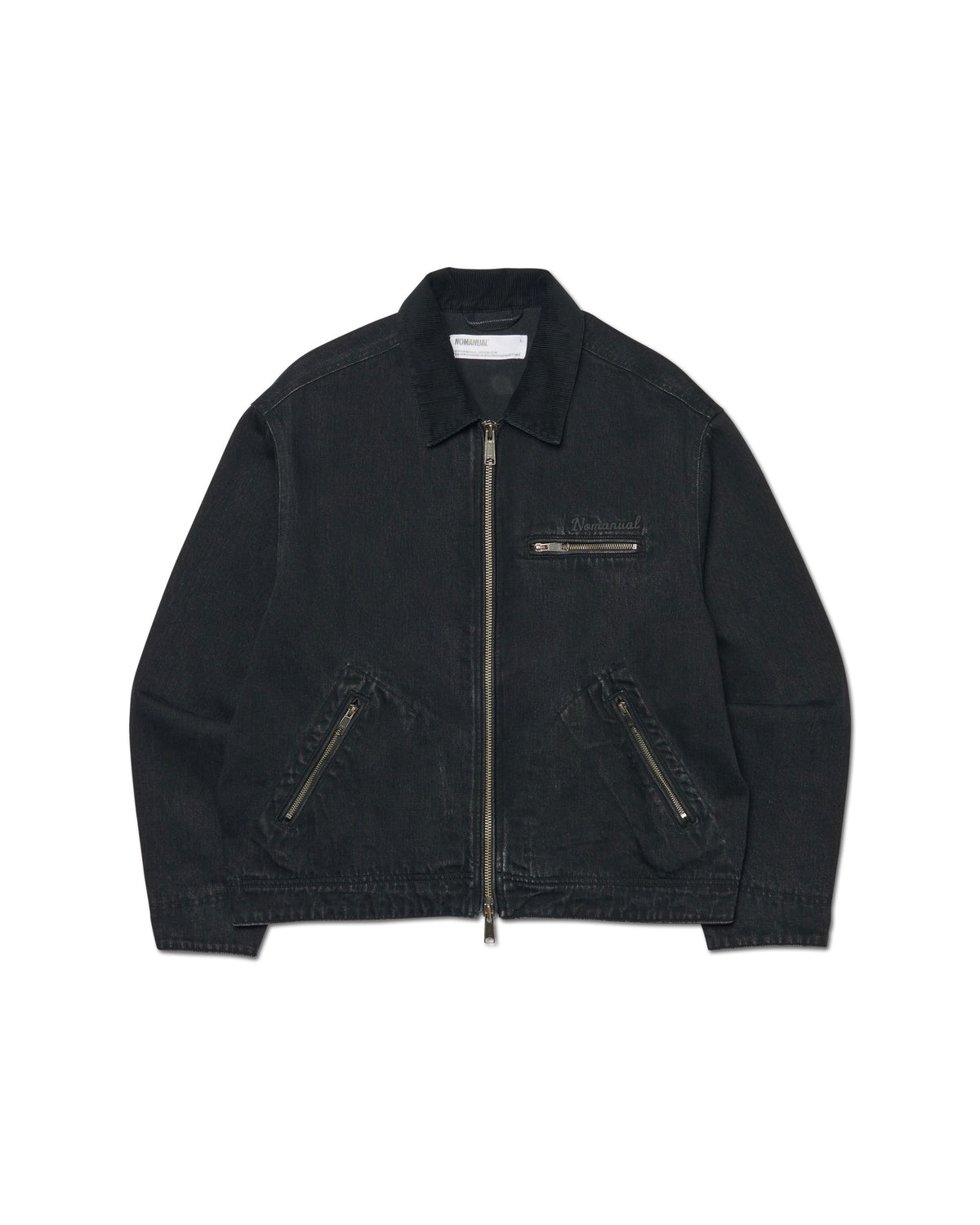 【NOMANUAL】WASHED DENIM WORK JACKET