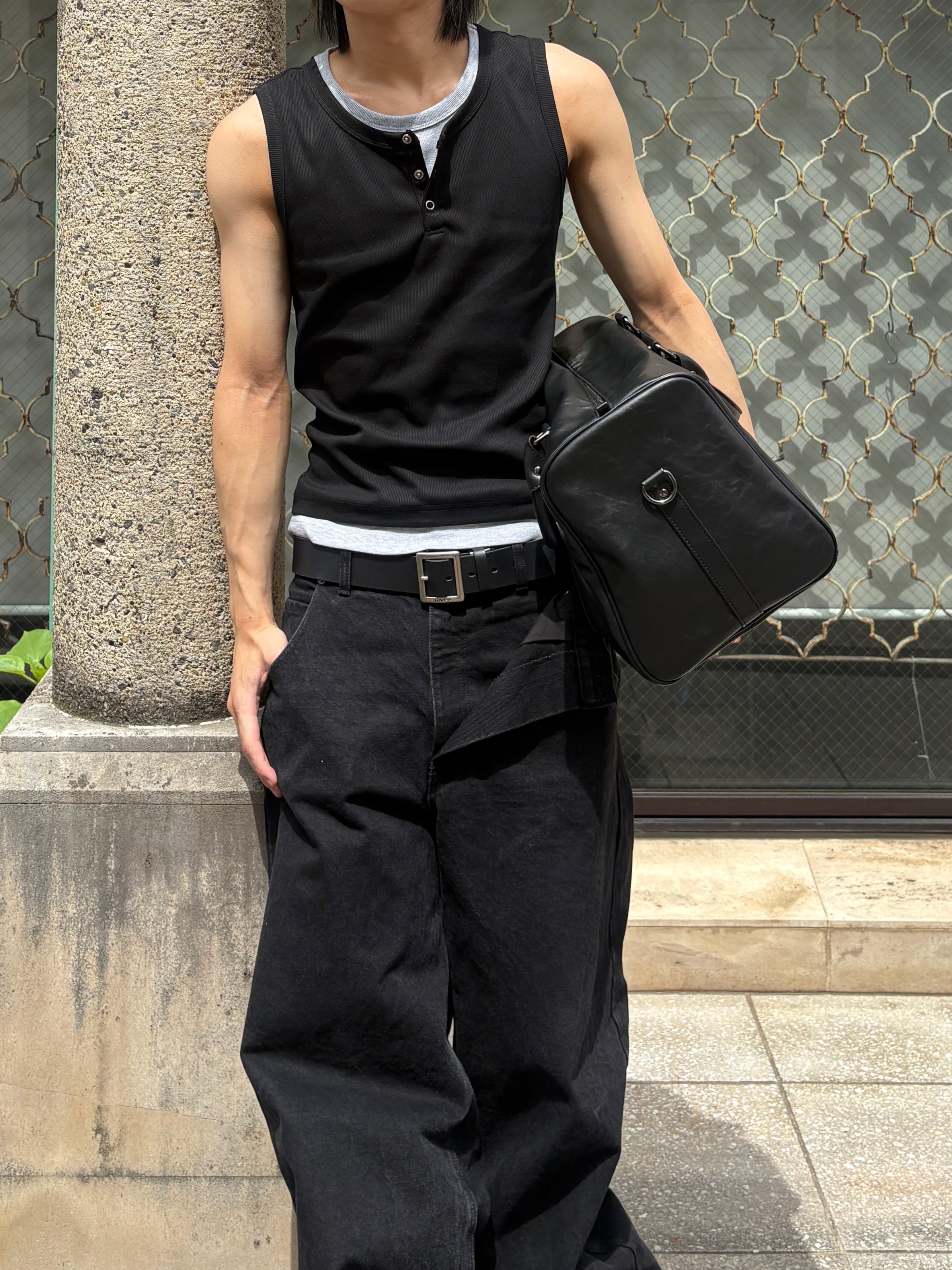 受注制【youll】simple boston bag