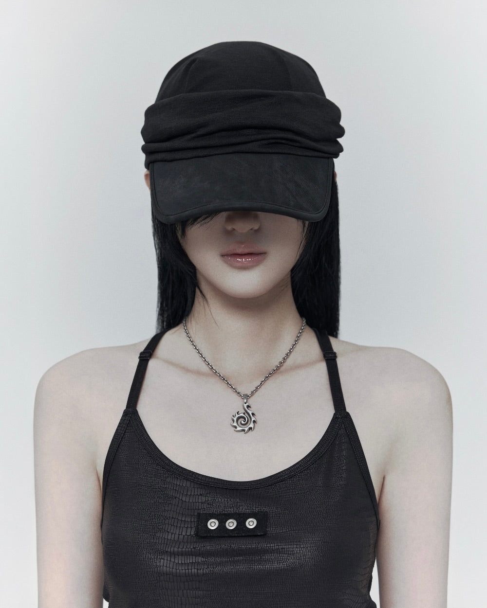 【bonienkiye】Drape Strap Cap