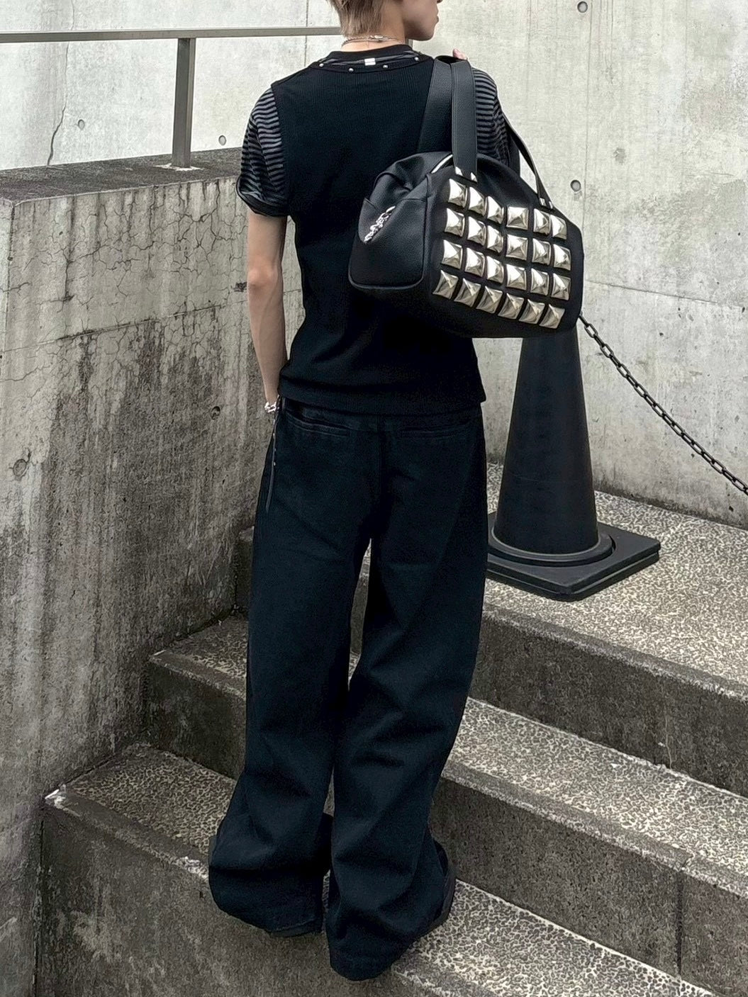 6/19 20:00発売 受注制【nmtc+】Studded Rib Tank Top (3color)