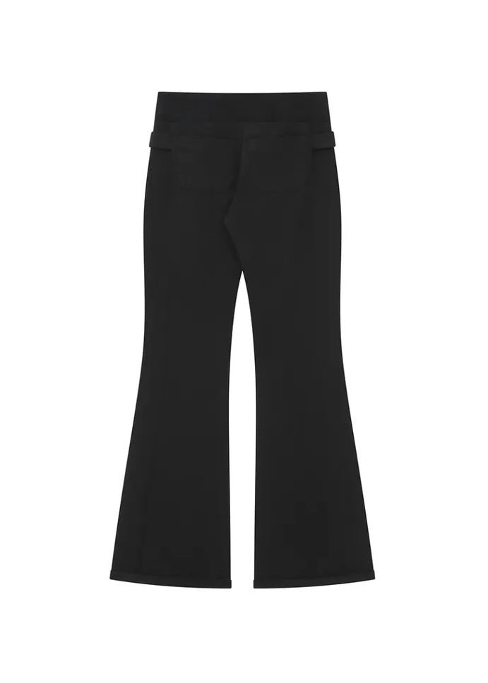 【Miseki seoul】Ribbed side pocket pants