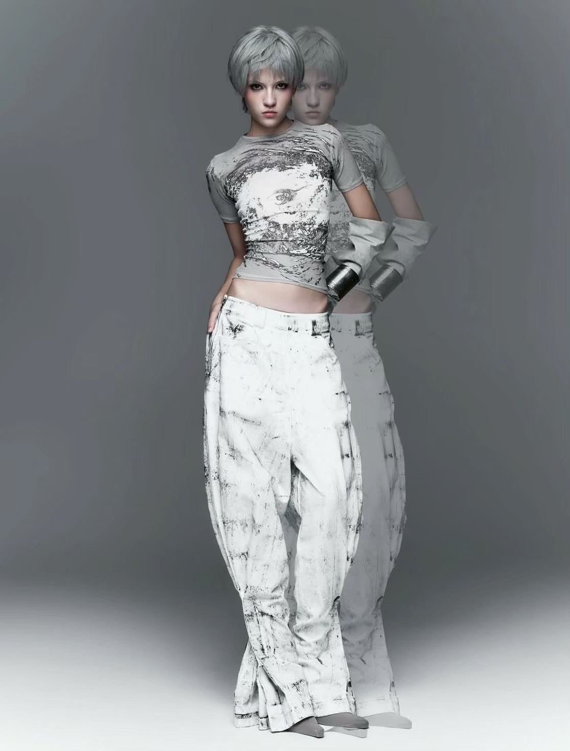 【EYE OF THE STORM】ETS TEE GREY