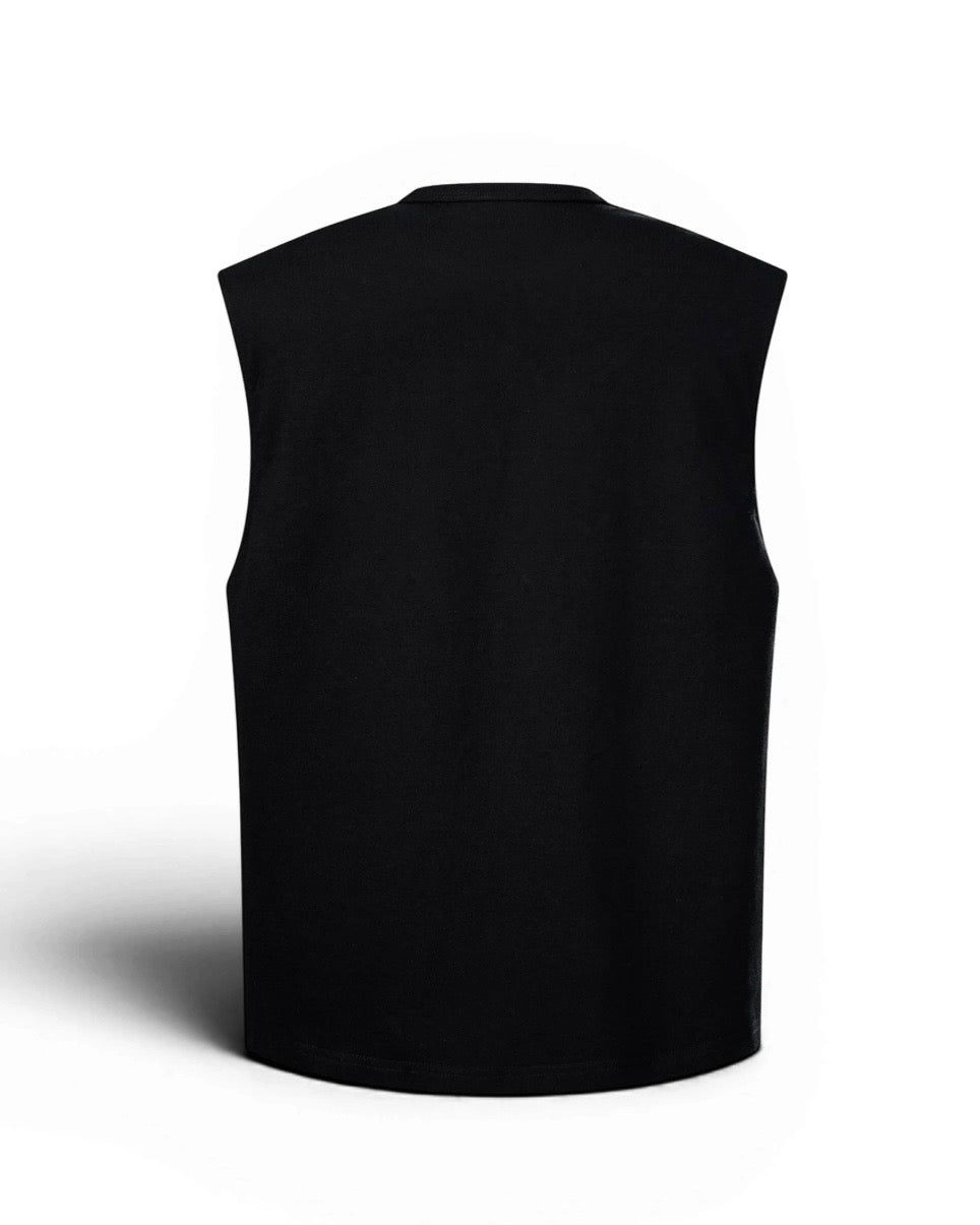 【The Boy Has No Patience】DOUBLE-HEADED EAGLE RHINESTONE VEST