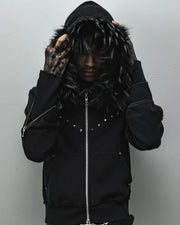 【TYPE SHADE】TYPE SAINT FUR HOODIE
