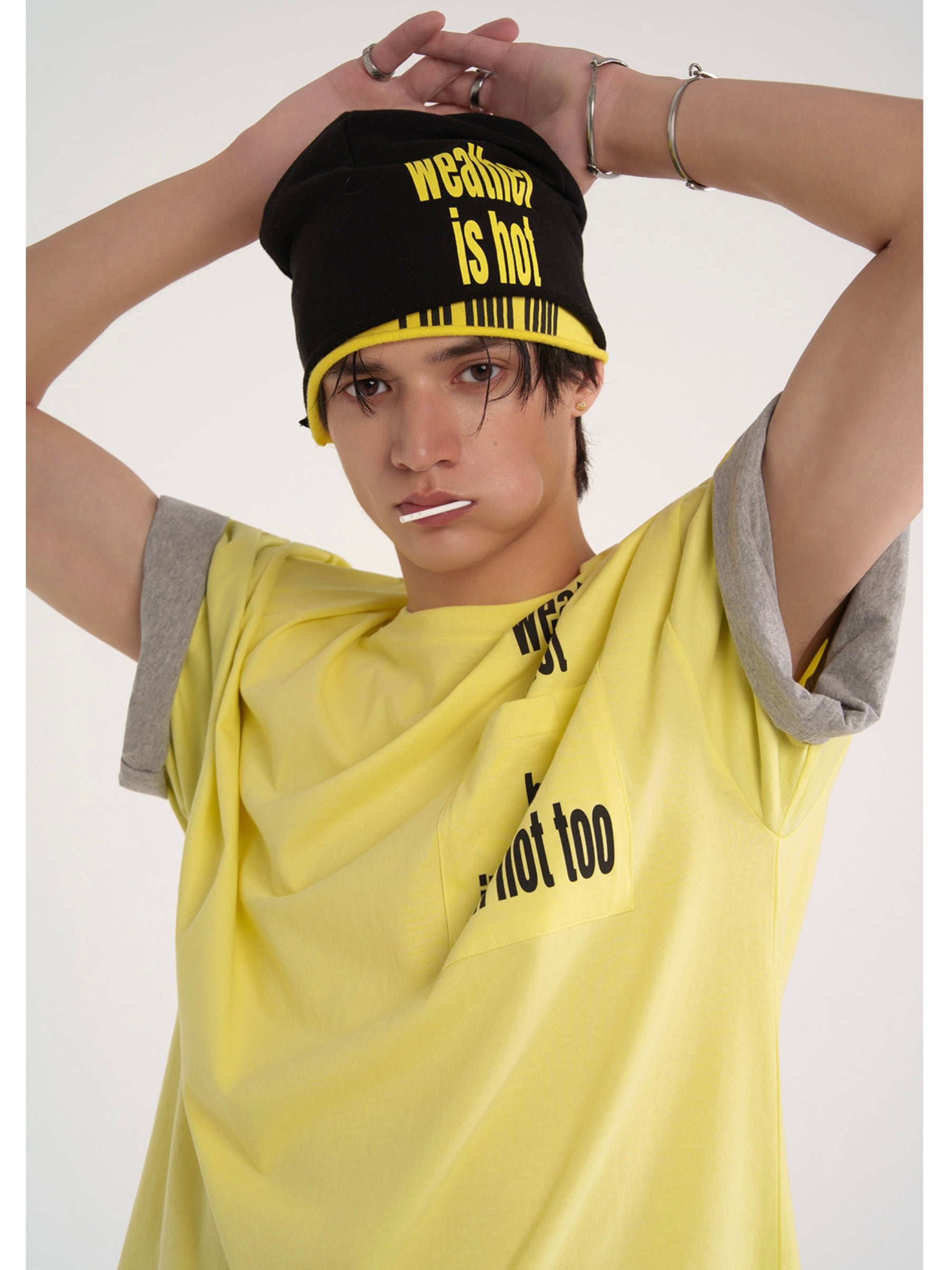 【ESC STUDIO】I'm hot double beanie