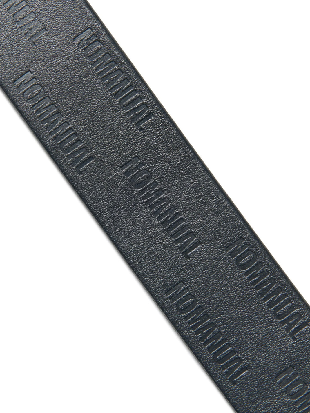 【NOMANUAL】DEBOSSED LOGO BELT